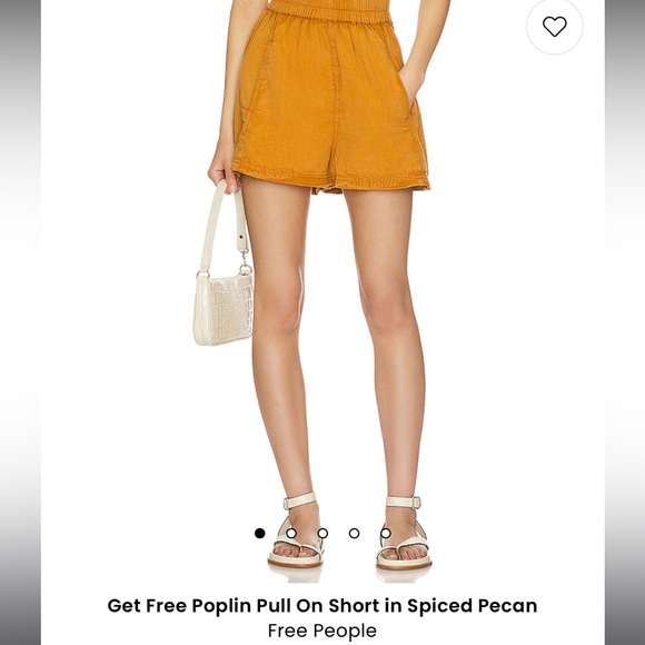 Free People Preppy Poplin Pull On shorts NWT - Picture 4 of 8